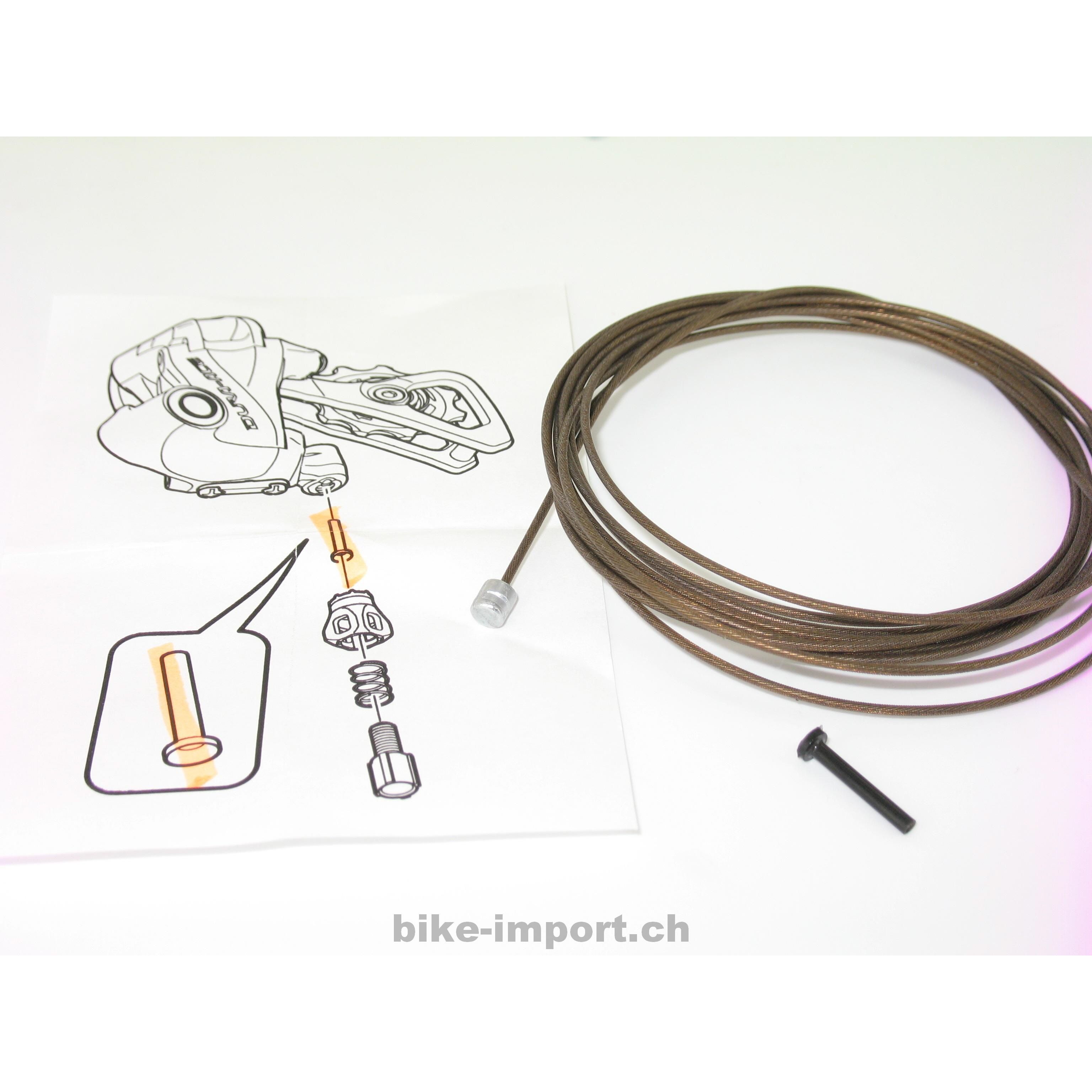 Kabelzug Polymer beschichtet (Dura Ace Qualität)