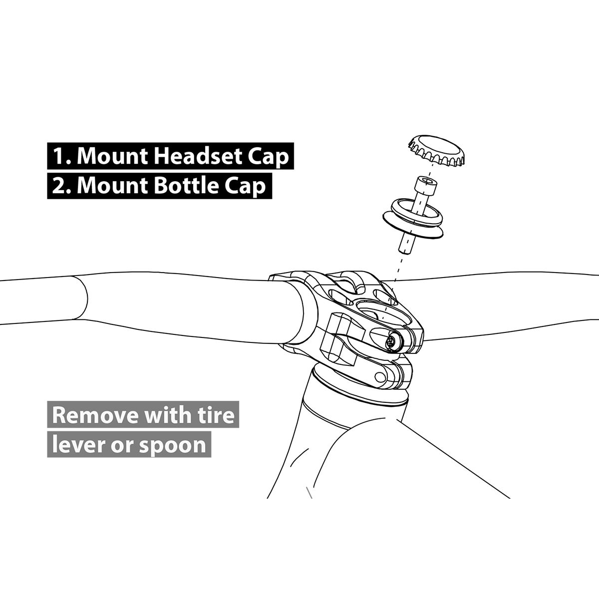 Headset Bottle Cap