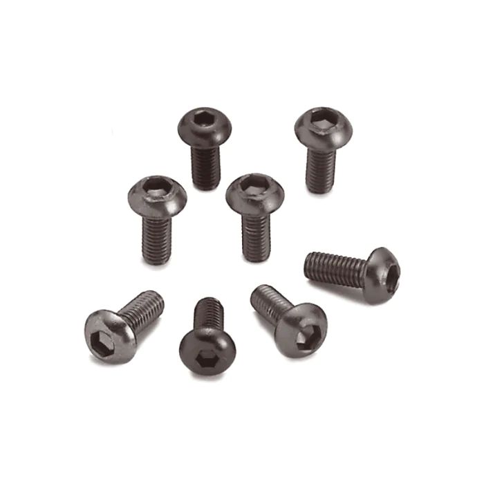 M5 Schrauben, Duraluminium, 8er Set, titan farbig