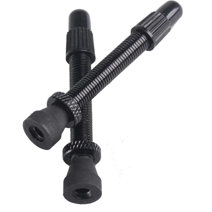 Tubeless Ventil Französisch Alu removeable Paar