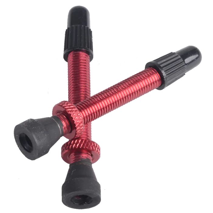 Tubeless Ventil Französisch Alu removeable Paar