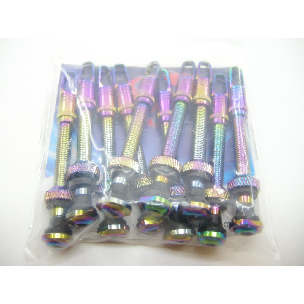 Tubeless Ventil Französisch Alu removeable Paar