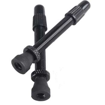 Tubeless Ventil Französisch Alu removeable Paar